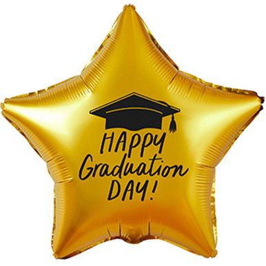 Gold Graduation Balloon