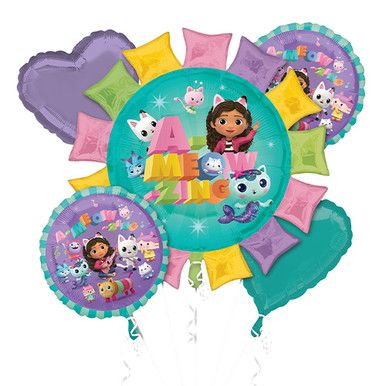 Gabby Dollhouse Balloon Bouquet