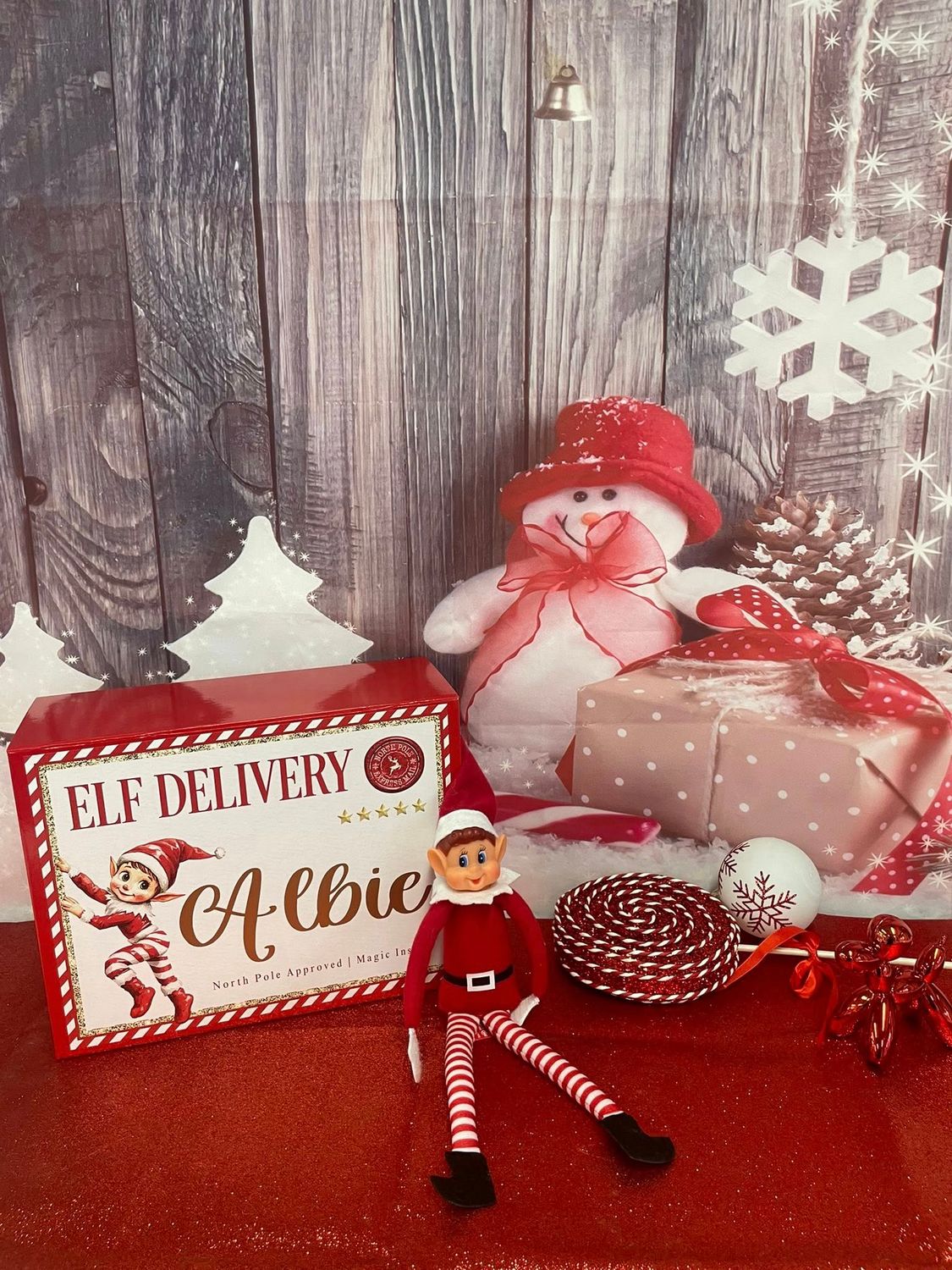 Personalised Elf Arrival Box