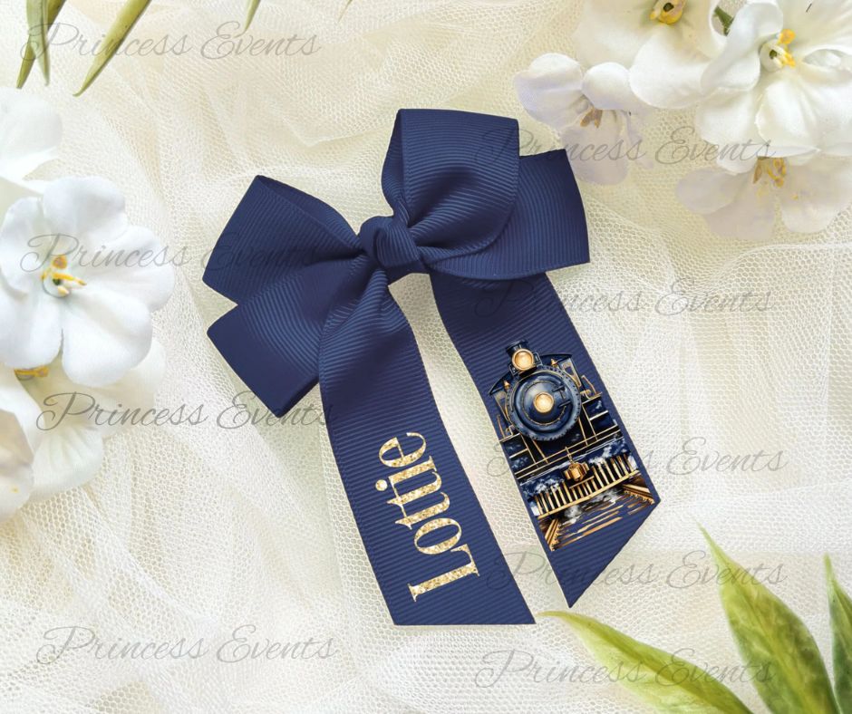 Express Train Hair Bows