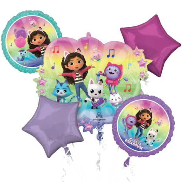 Gabby Dollhouse Balloon Bouquet