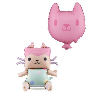 Gabby Dollhouse Baby Box &amp; Cat Balloon