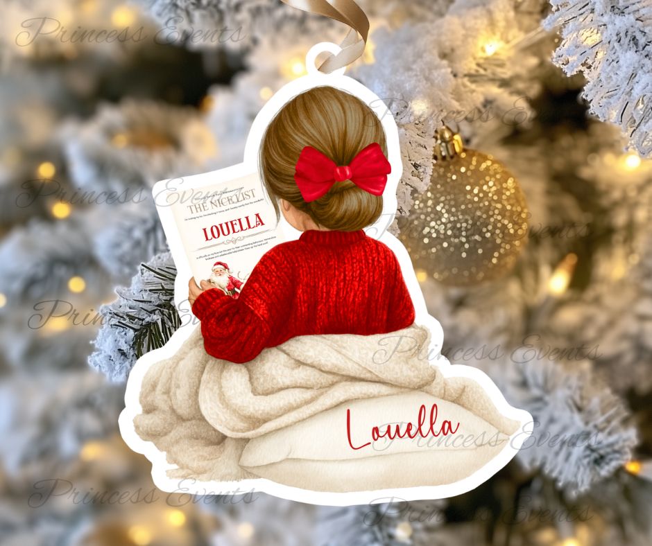 Nice List Christmas Bauble - Girls