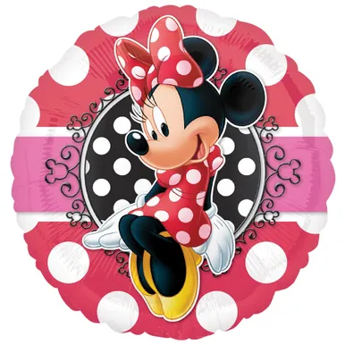 Minnie Mouse Cafe balloon Red
