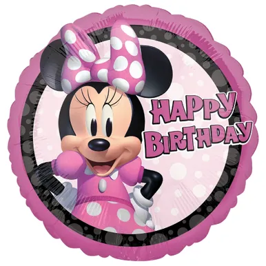 Minnie Mouse Happy Birthday Balloon
