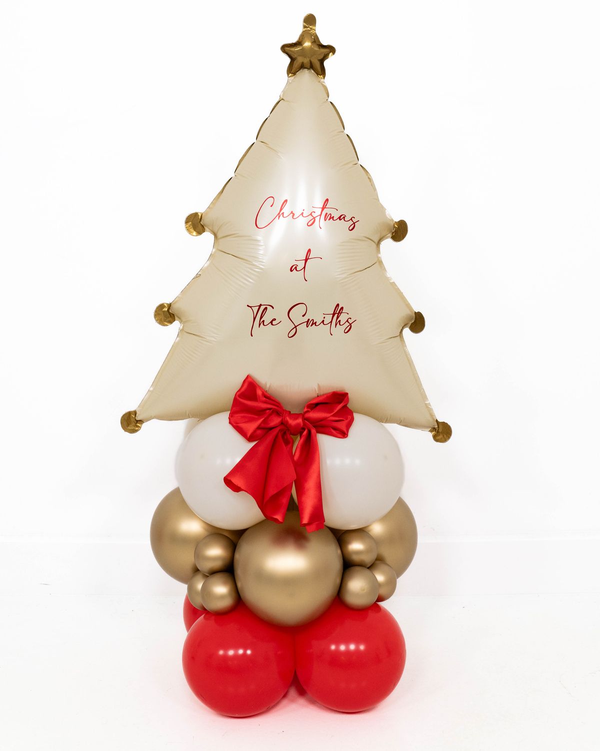 Christmas Tree Balloon Tower