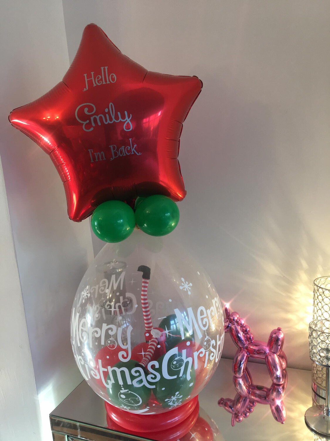 Elf Arrival Balloons - Deposit Only
