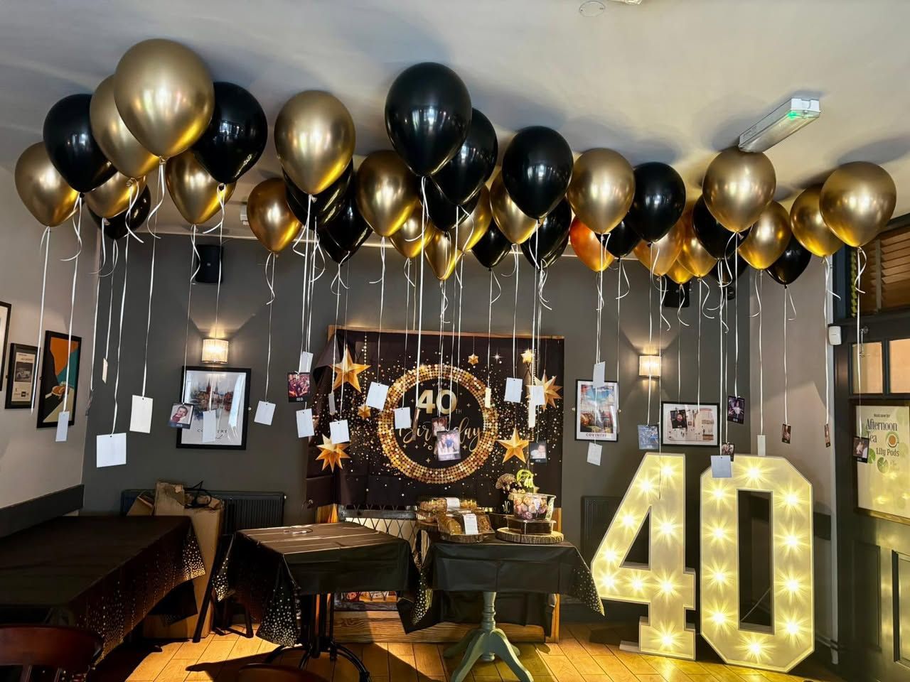 Ceiling latex balloons