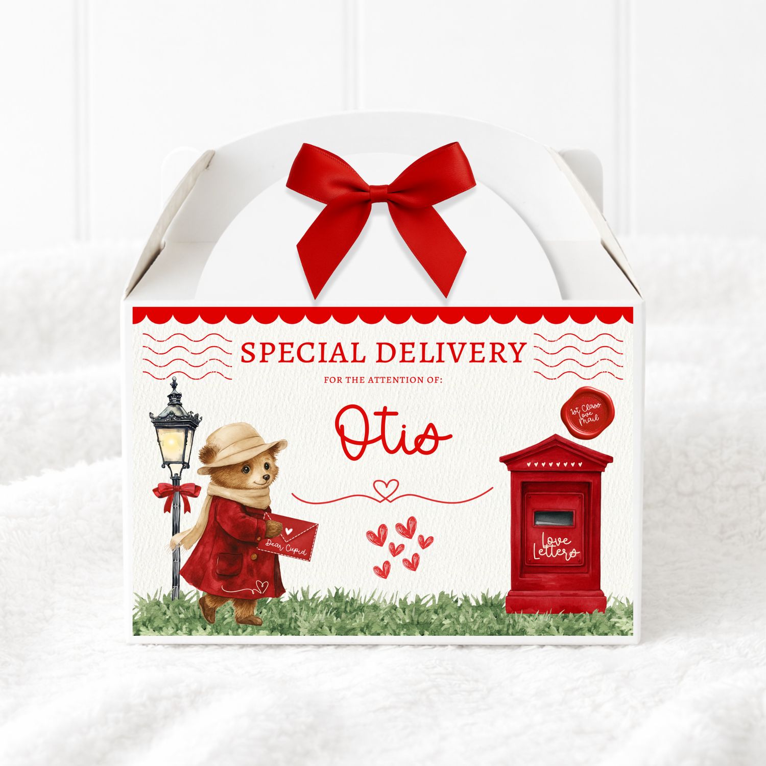 Valentine's Treat boxes - bear