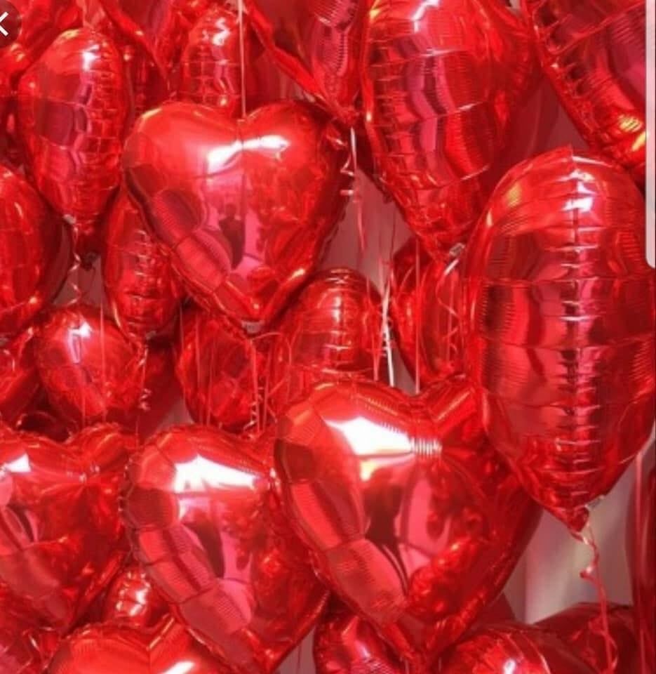 Red Foil Heart Balloon
