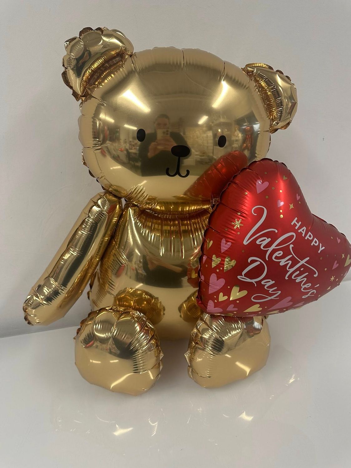 Valentine's Mini Gold Teddy
