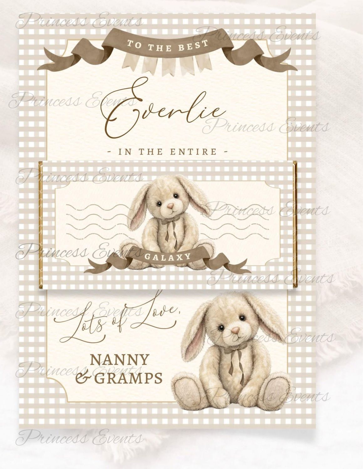 Neutral Bunny Easter Galaxy Board