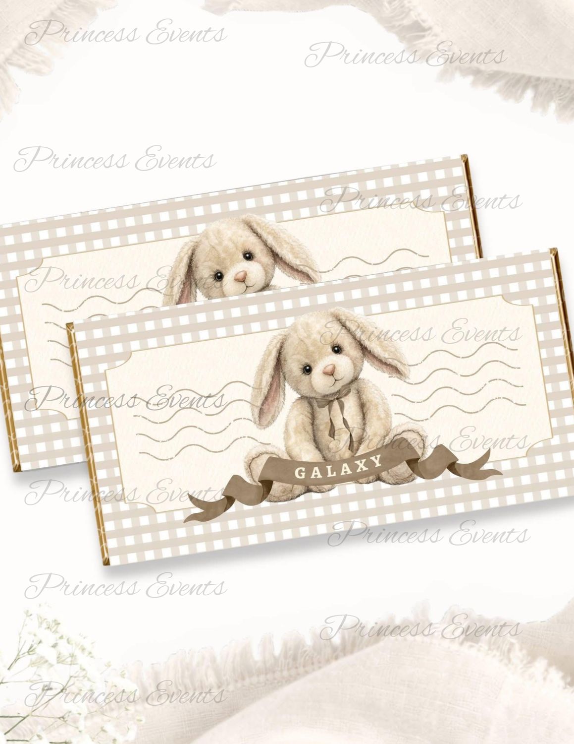 Neutral bunny Easter Galaxy Wrapper