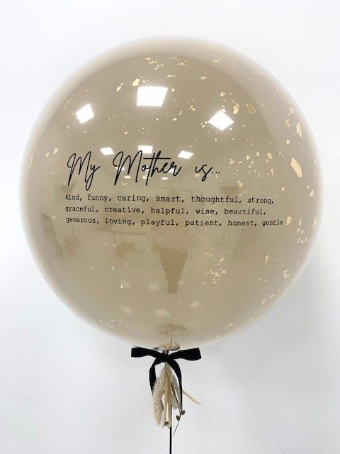 Mother's Day Gloss Bubble with Gold Foil