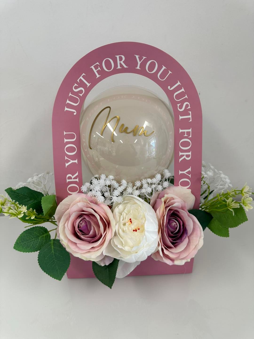 Balloon with flowers Gift