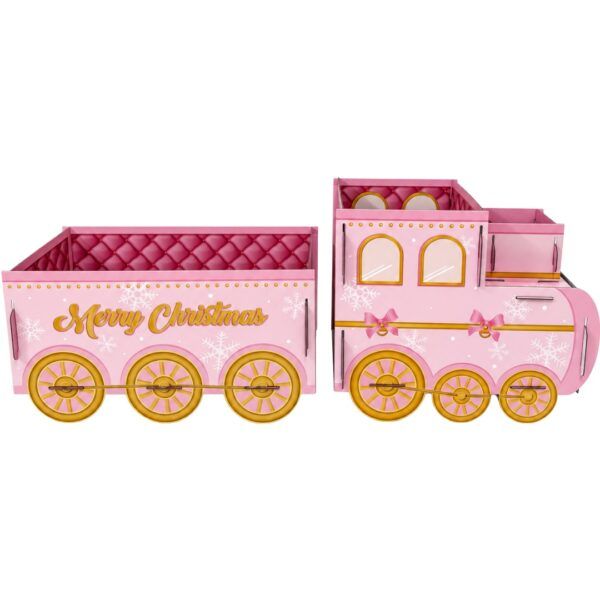 Pink Christmas gift Train