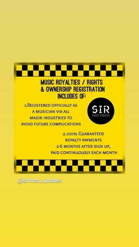 Music Royalties/Rights & Ownership Registration