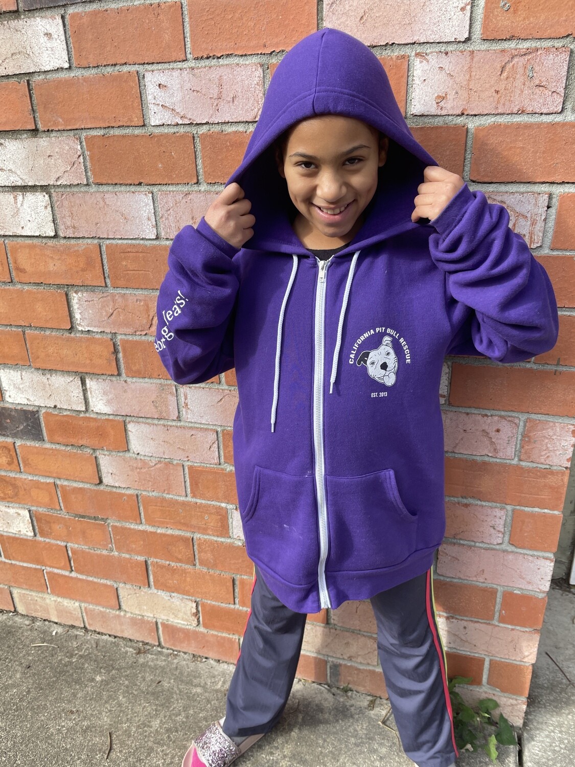 Purple Zip Hoodie