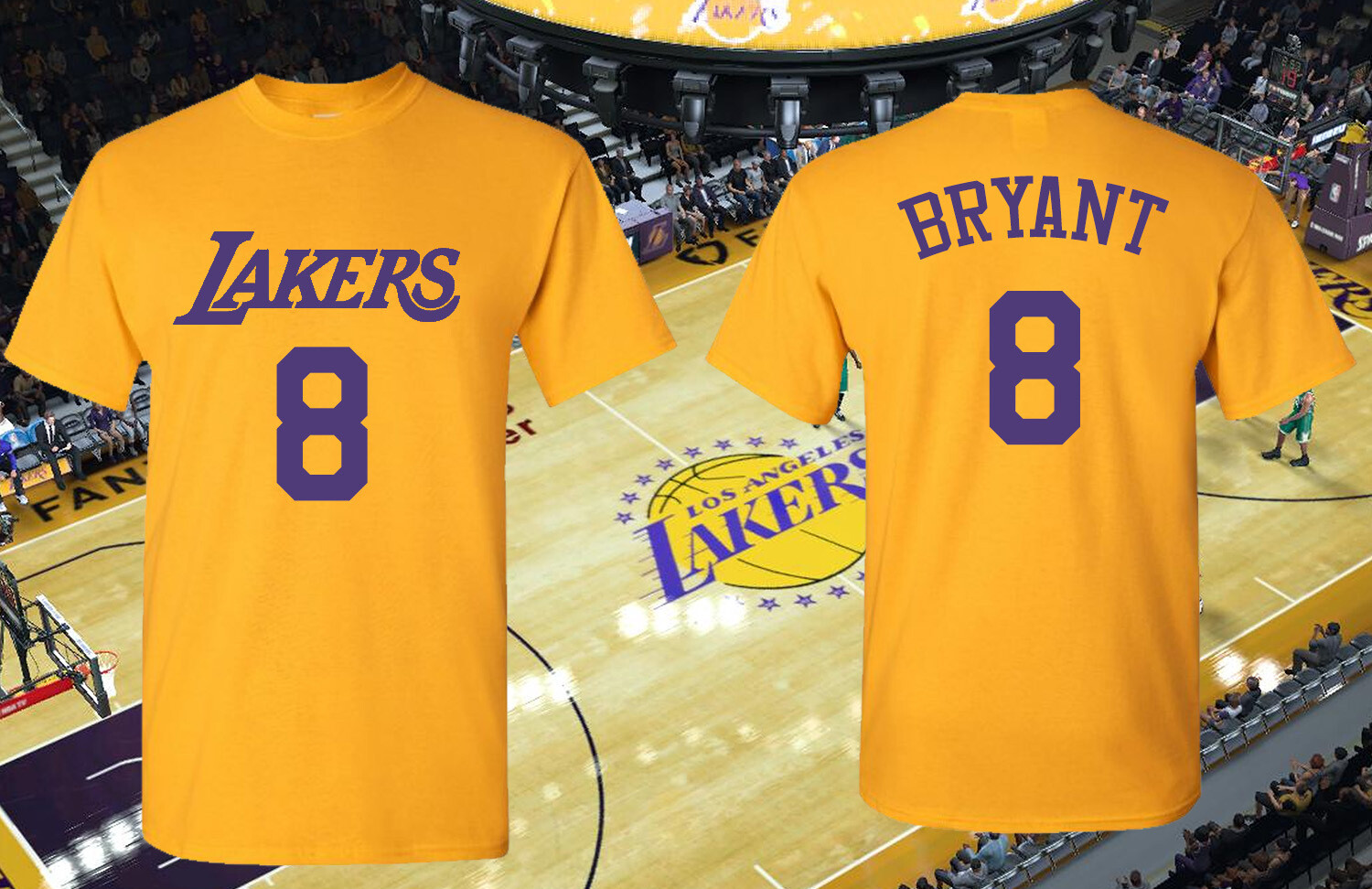 NBA Los Angeles Lakers Kobe Bryant Jersey style T-Shirt