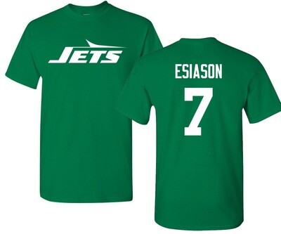NFL NY Jets Throwback Jersey style T-Shirt