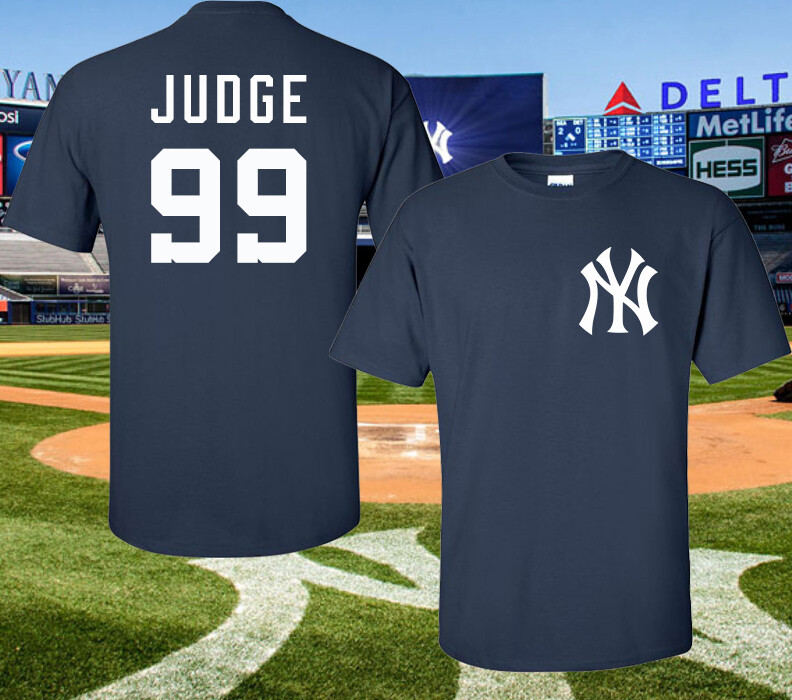 MLB NY Yankees T-Shirt Judge, Choose Player or Custom