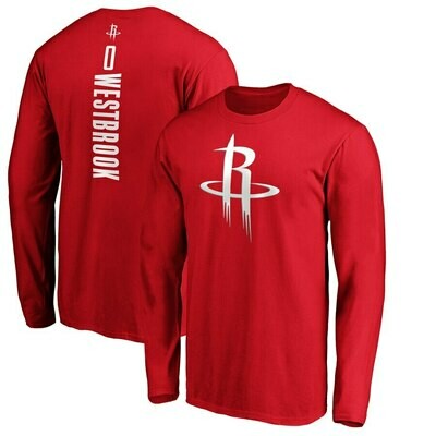 Houston Rockets Long Sleeve T-Shirt - Custom