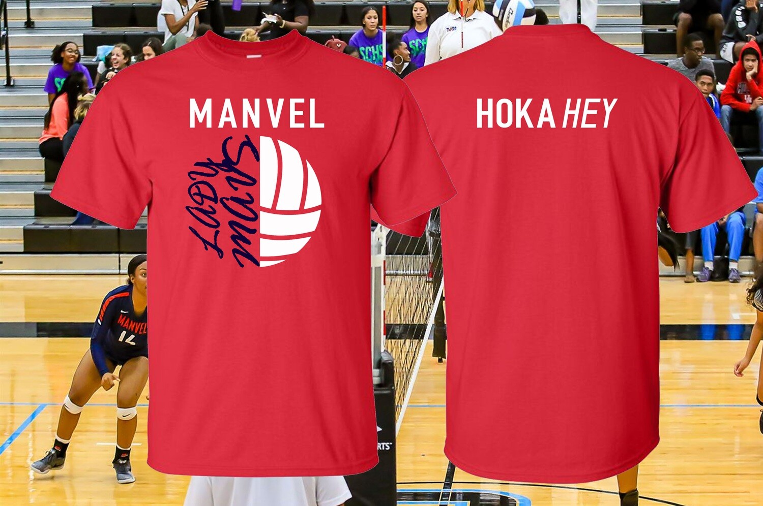 Manvel Lady Mavs Volleyball T-Shirt
