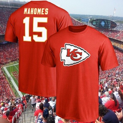 Kansas City Chiefs NFL Style T-Shirt Jersey Mahomes, Edwards-Helaire
