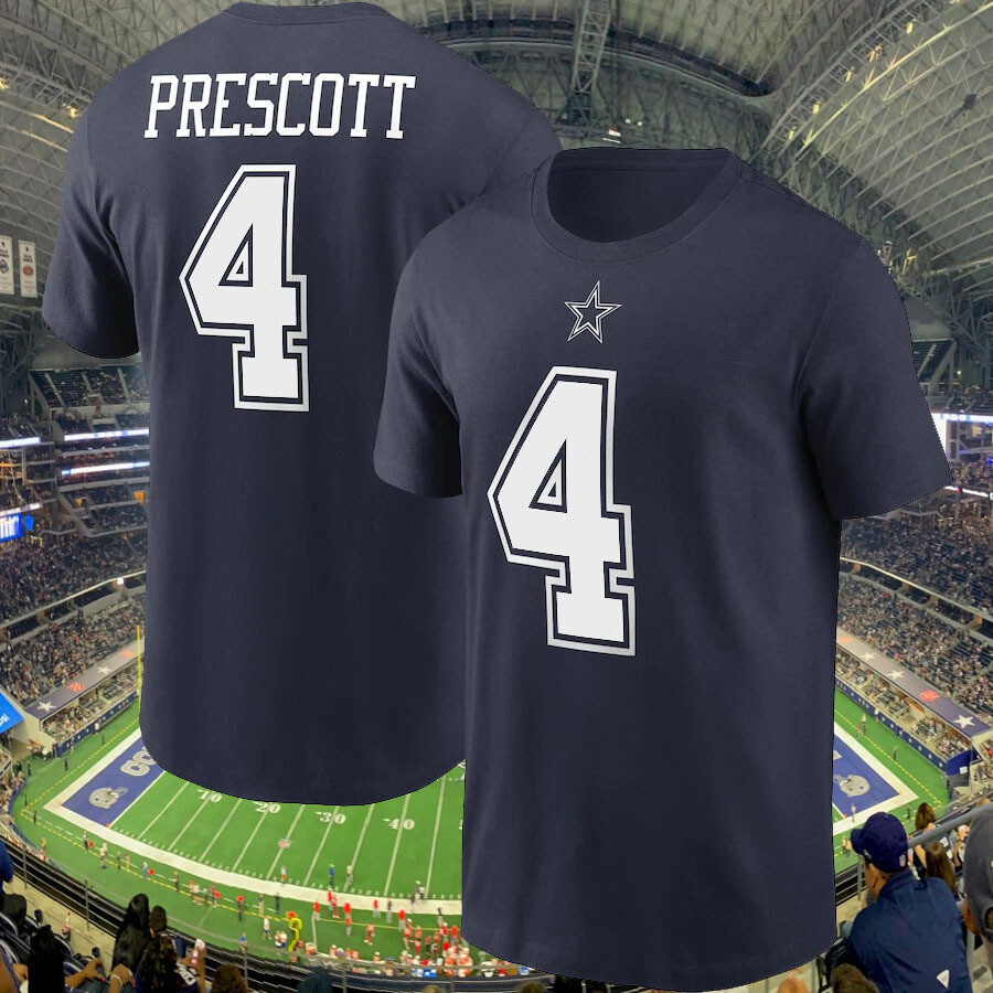 NFL Dallas Cowboys T-Shirt Prescott, Elliot or Custom