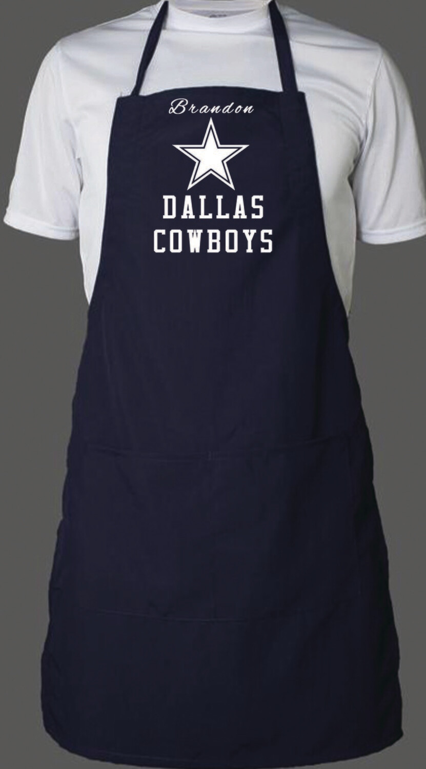 Dallas Cowboys Personalized Apron