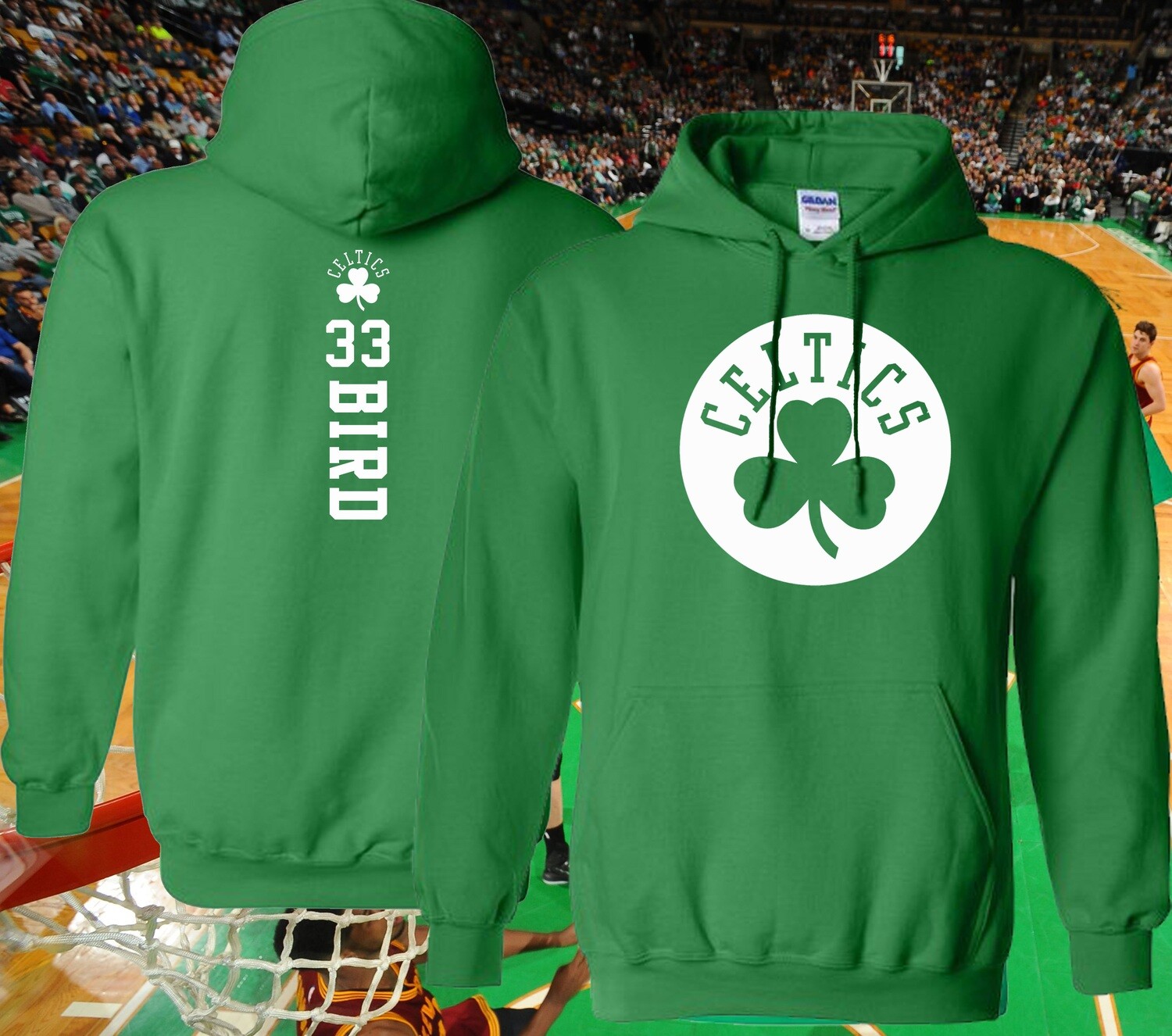 Boston Celtics Hoodie - Custom Name
