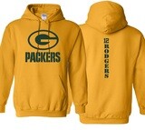 Green Bay Packers Hoodie - Custom Name