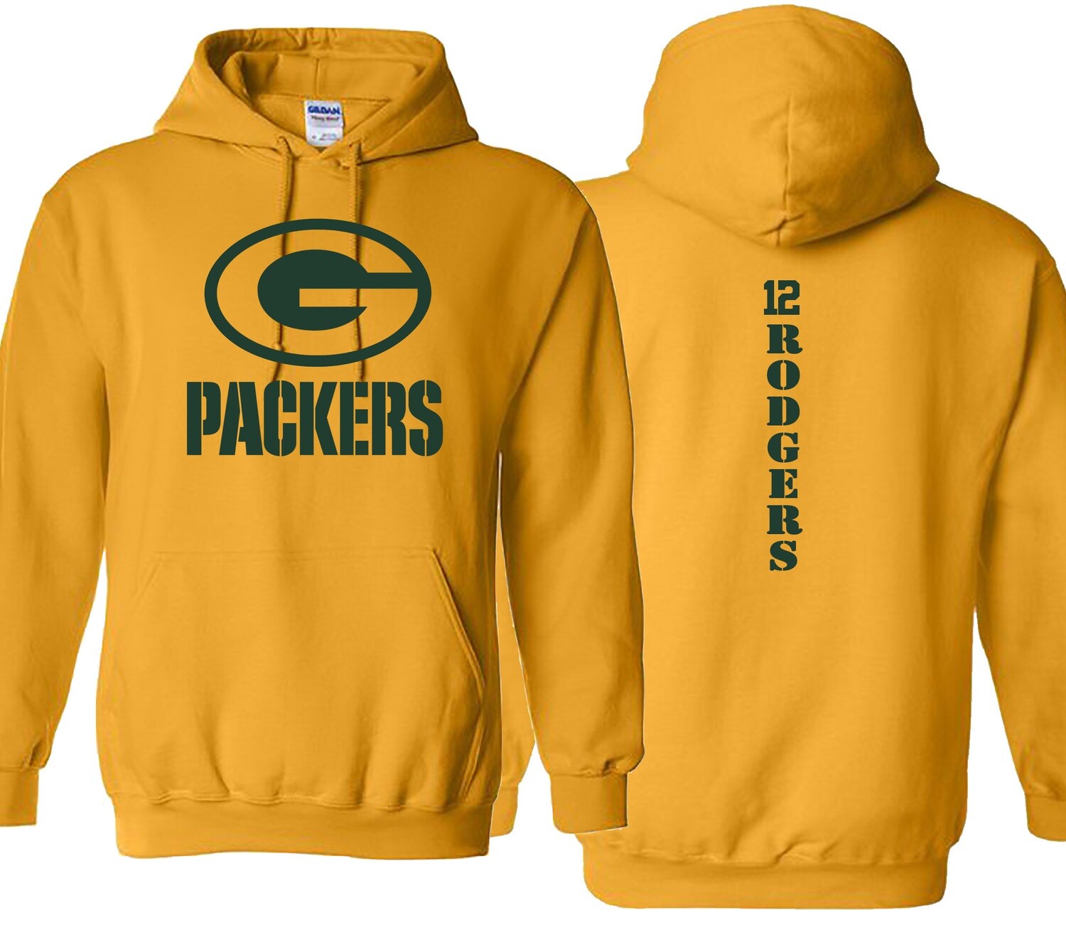 Green Bay Packers Hoodie - Custom Name