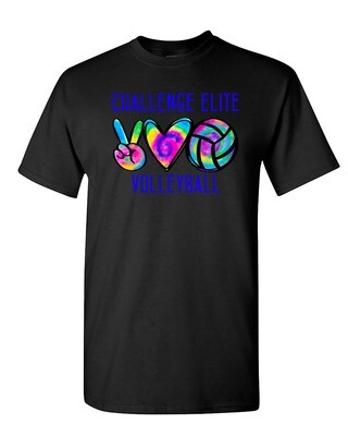 Challenge Elite - Peace Love Volleyball T-Shirt