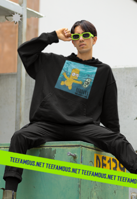 Nirvana Bart Nevermind Graphic Hoodie