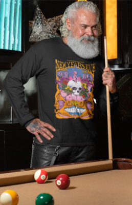 Grateful Dead Winterland NYE 68-69 Graphic Long Sleeve T-Shirt