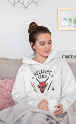 Stranger Things - Hellfire Club Graphic Hoodie