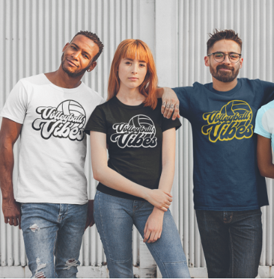 Volleyball Vibes Graphic T-Shirt