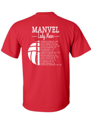 Manvel Lady Mavs 2023 Playoffs Volleyball T-Shirt