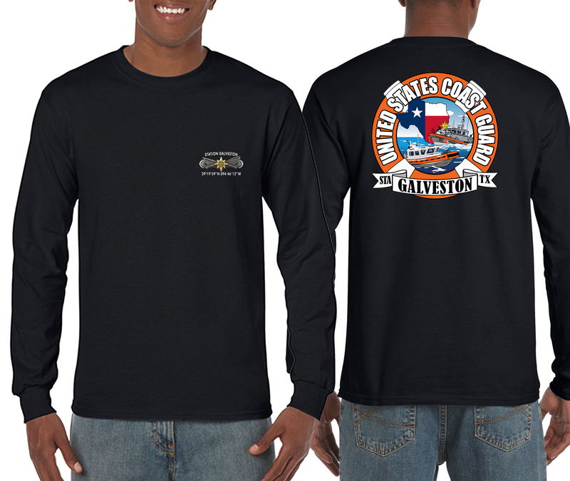 Galveston Coast Guard Long Sleeve T-Shirt