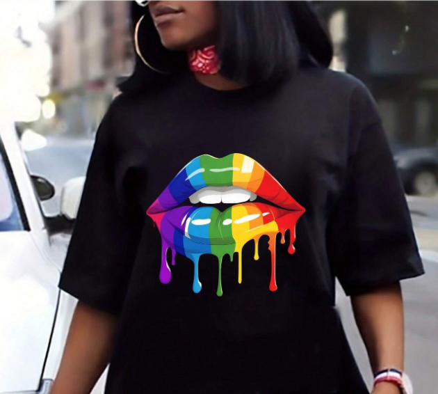 Rainbow Lips T-Shirt