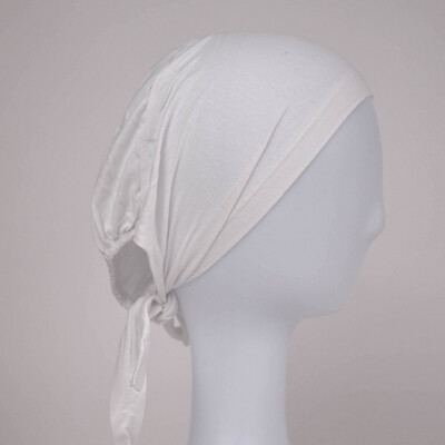 Bonnet Cap / White