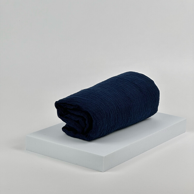 Crinkle / Navy Blue