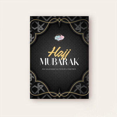 Grusskarte / Hajj Mubarak