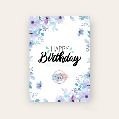 Grusskarte / Happy Birthday