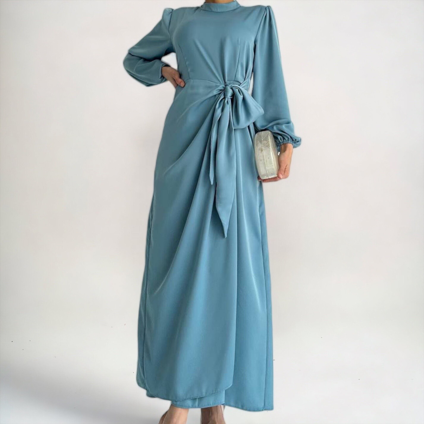Elegant Dress / Steel Blue