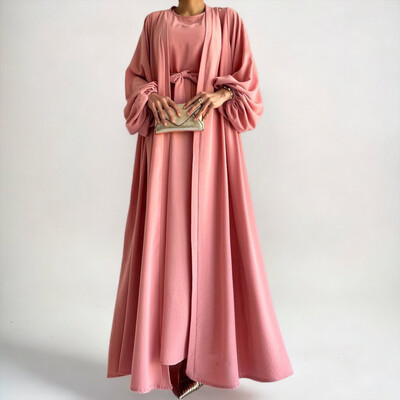 Zweiteiler Abaya / Flamingo