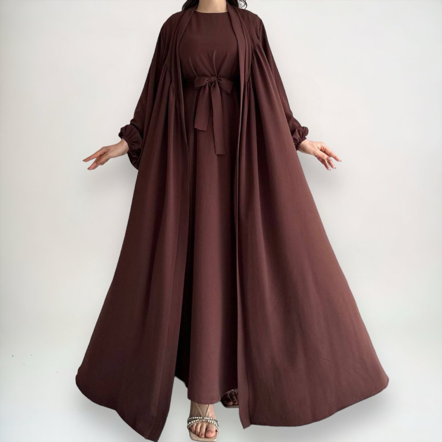 Zweiteiler Abaya / Cacao