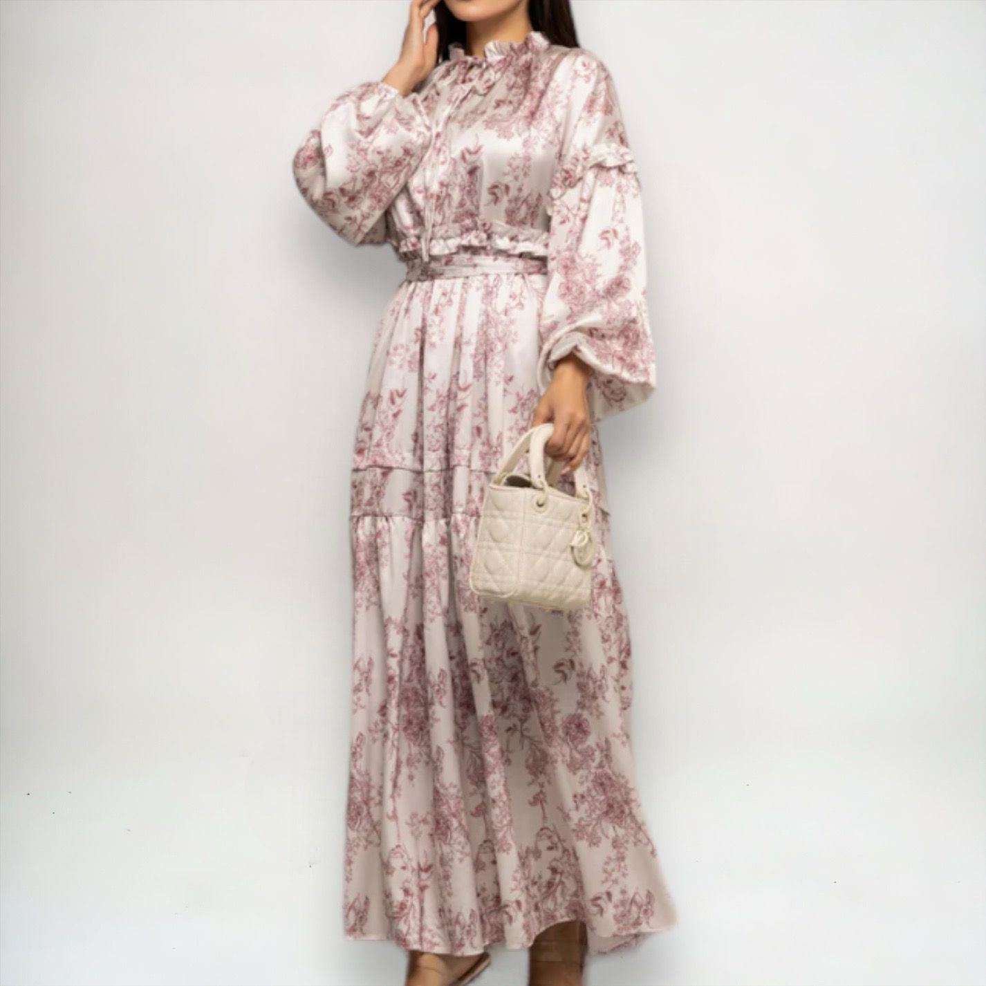 Satin Dress / Rose