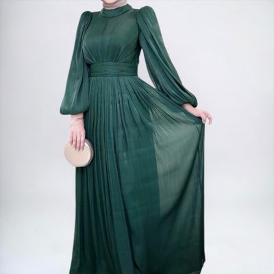 Evening Dress / Green / 2 